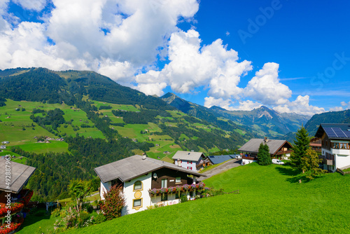 Village of Raggal in the Grosswalsertal, State of Vorarlberg, Austria