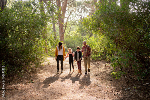 Family hike photo