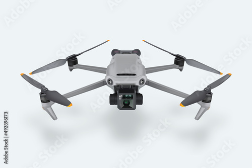 Realistic Vector 3d Mavic Drone Quadcopter photo