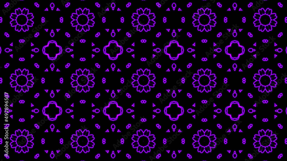 Abstract purple geometric seamless pattern background. Psychedelic Colorful Kaleidoscope background. Disco Abstract Background Abstract purple geometric seamless pattern background. Psychedelic Colorful Kaleidoscope background. Disco Abstract Background