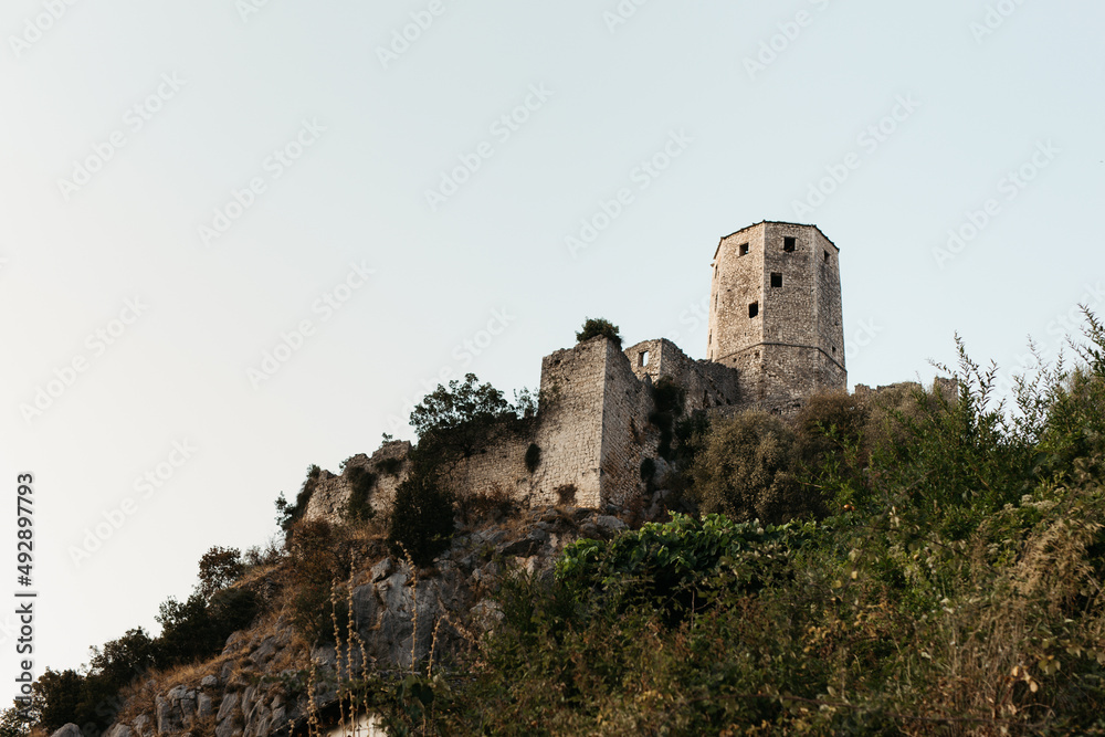 old town Pocitelj in Bosnia and Herzegovina. old town Pocitelj in Bosnia and Herzegovina.