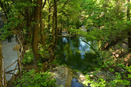 Butterfly valley natural reservat in Rhodes Island, Greece