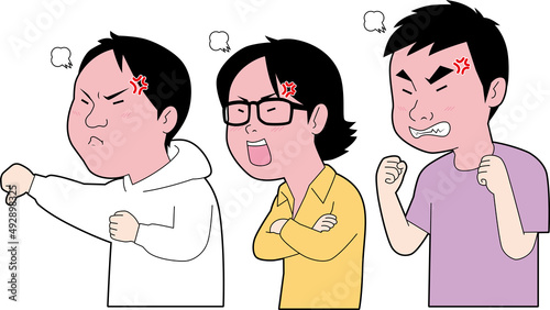 激怒するオタク