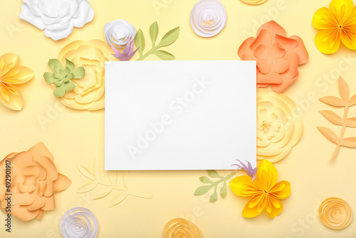 Beautiful handmade paper fl...