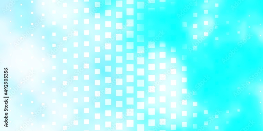Light BLUE vector pattern in square style. Light BLUE vector pattern in square style.