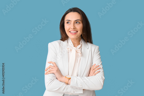 Portrait of young secretary...