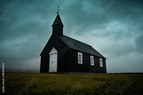 Budakirkja Church in Iceland.