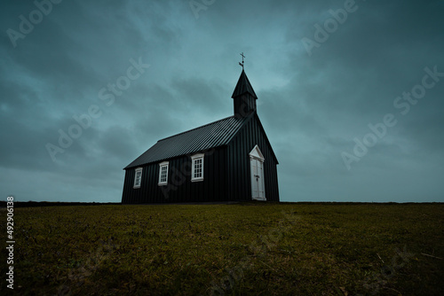 Budakirkja Church in Iceland.