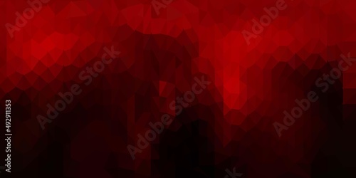 Dark red vector gradient polygon wallpaper.