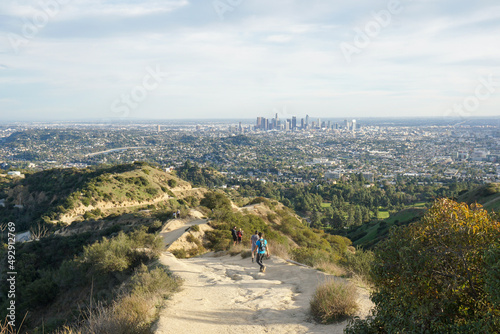 Hiking the trails of Griffith Park, Los Angeles Fototapet