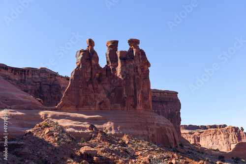 Three Gossips Rock Formation, Arches National Park