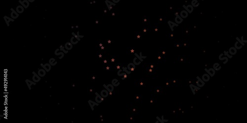 Dark Pink, Yellow vector layout with bright stars.