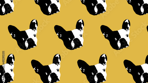 Mosaico Motivo Frenchie Bulldog Francés