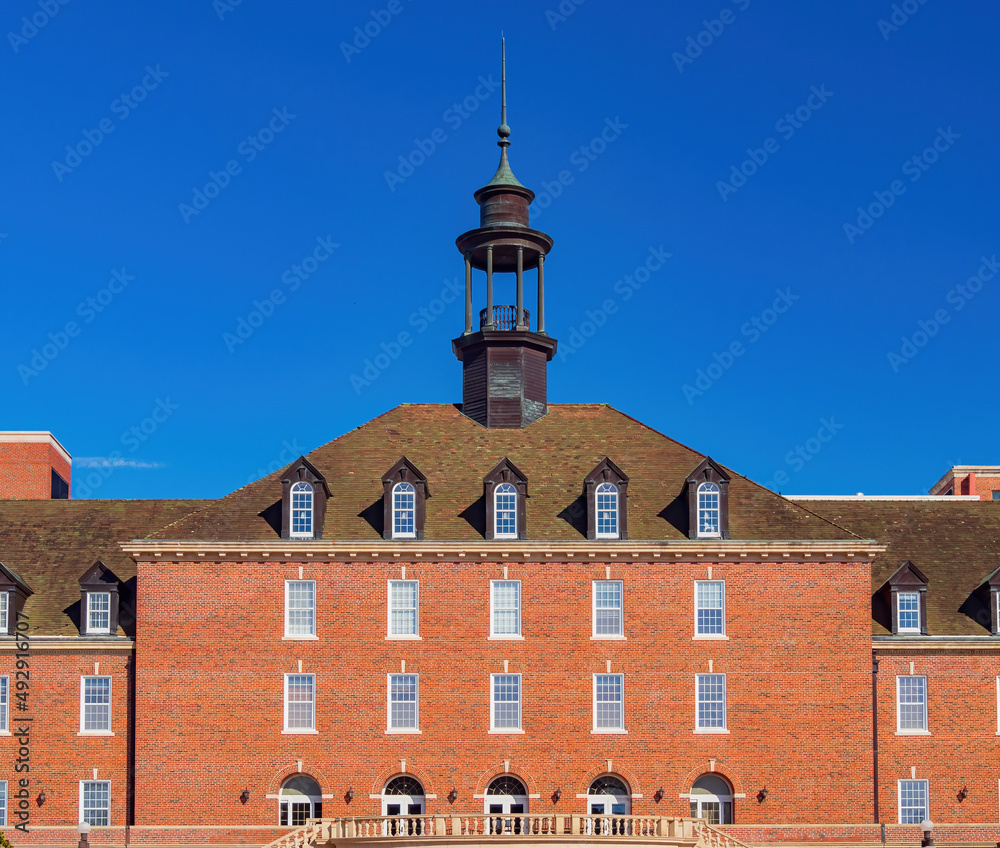 Fototapeta premium Sunny exteior view of the Student Union of Oklahoma State University