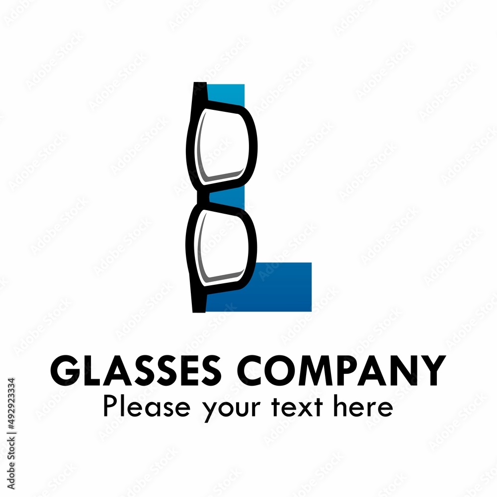 Abstract letter l with glasses vector logo template. Suitable for business, web, corporate, brand, Outline, market brand and art logotype. Abstract letter l with glasses vector logo template. Suitable for business, web, corporate, brand, Outline, market brand and art logotype.