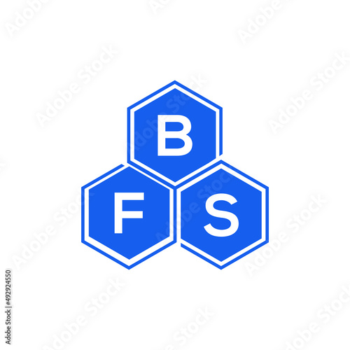 BFS letter logo design on White background. BFS creative initials letter logo concept. BFS letter design.  © Faisal