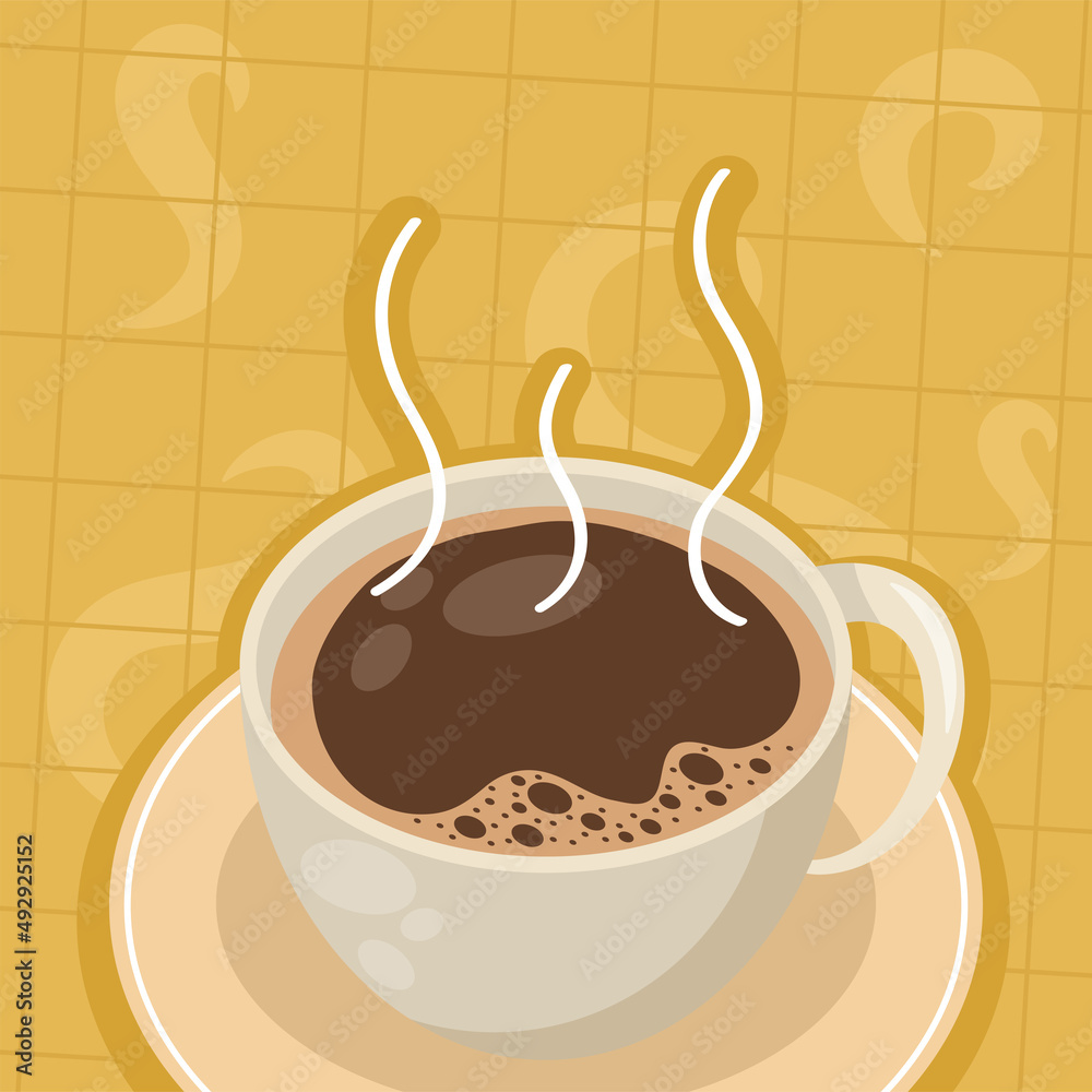 Obraz premium coffee morning hot cup