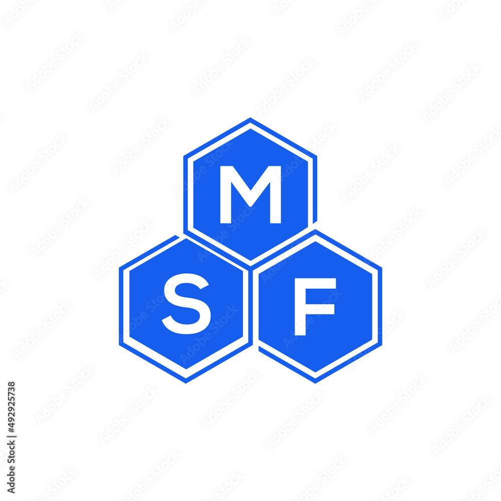 MSF letter logo design on White background. MSF creative initials letter logo concept. MSF letter design. MSF letter logo design on White background. MSF creative initials letter logo concept. MSF letter design.