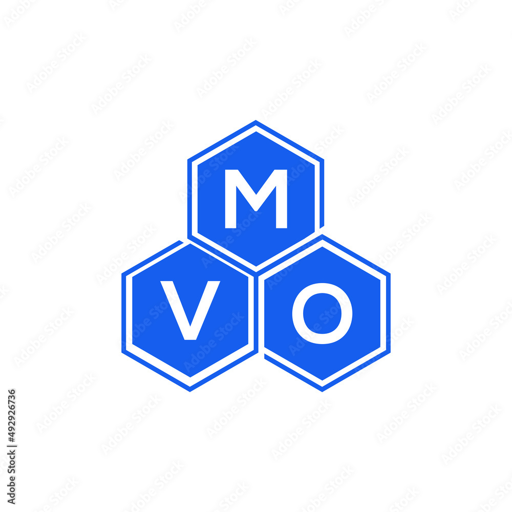 MVO letter logo design on White background. MVO creative initials letter logo concept. MVO letter design. MVO letter logo design on White background. MVO creative initials letter logo concept. MVO letter design.