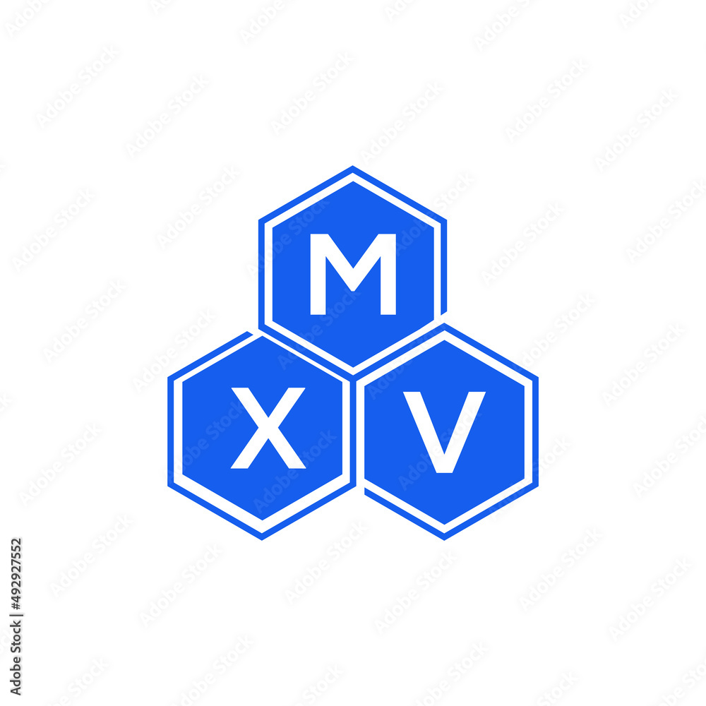MXV letter logo design on White background. MXV creative initials letter  logo concept. MXV letter design. vector de Stock | Adobe Stock