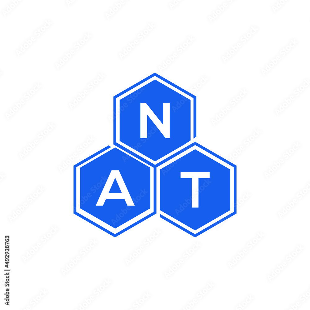 NAT letter logo design on White background. NAT creative initials letter logo concept. NAT letter design. NAT letter logo design on White background. NAT creative initials letter logo concept. NAT letter design.