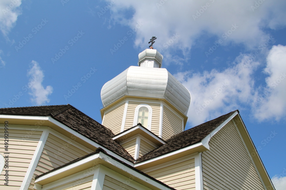 church steeple against sky