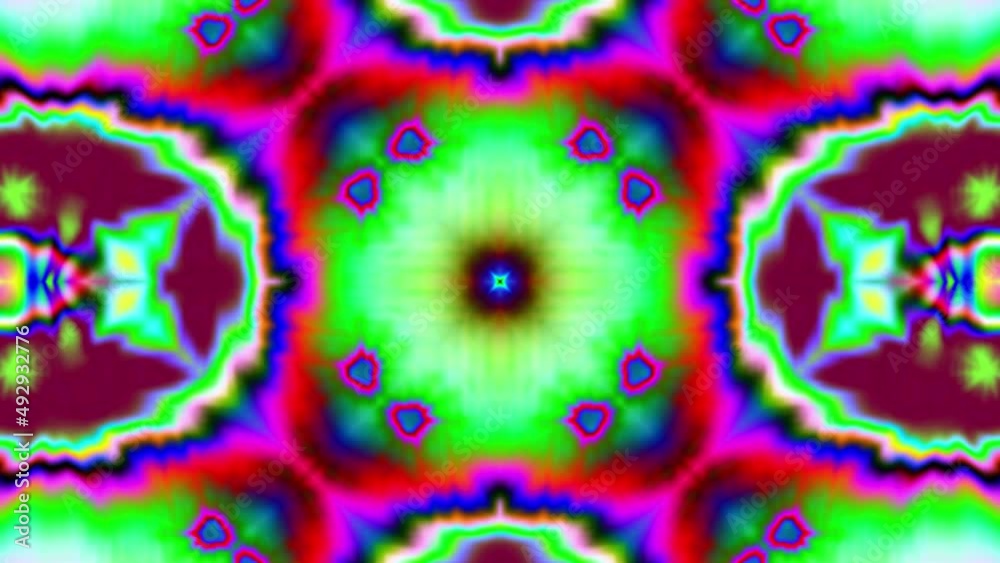 Kaleidoscopic fast moving color effect in glow Kaleidoscopic fast moving color effect in glow