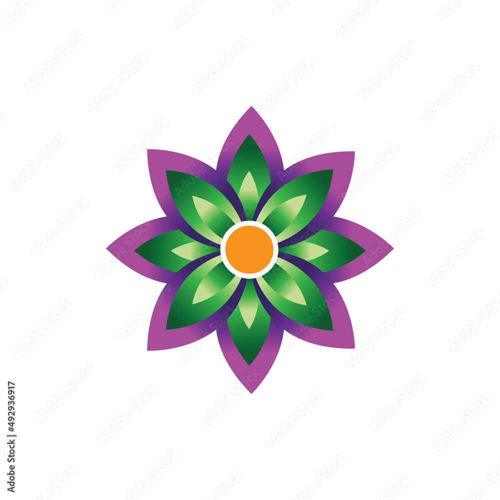 flower pattern circular mandala design vector gradient illustration flower pattern circular mandala design vector gradient illustration