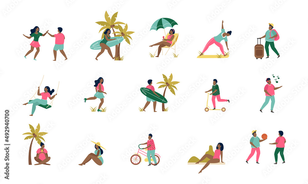 Summer Activities Icons Collection