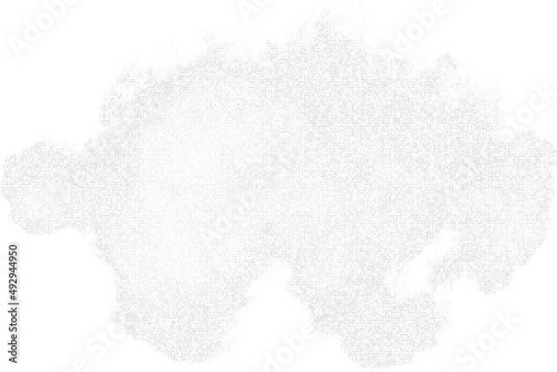 White And Grey Halftone Dotted Background. Abstract Square Dots Pattern. Silver Explosion Of Confetti. Digitally Generated Image. Vector Illustration, Eps 10.  