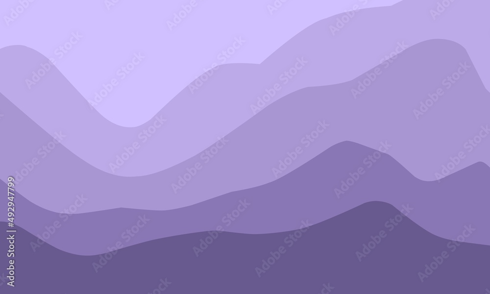 Fototapeta premium illustration of a landscape