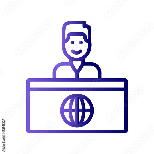 News Anchor Icon