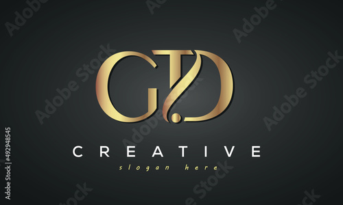 GTD creative luxury logo design photo