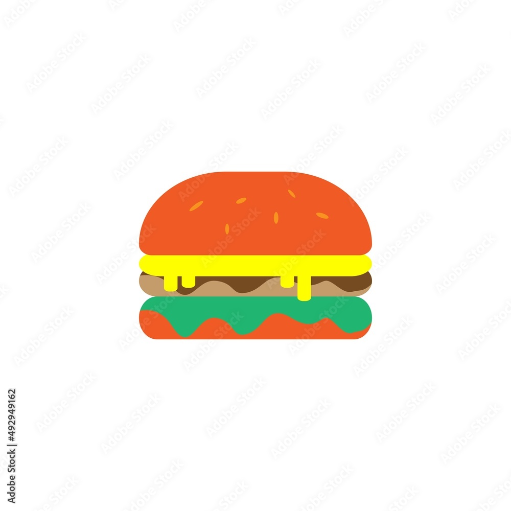 burger icon illustration design burger icon illustration design