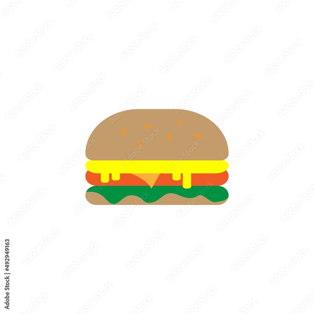 burger icon illustration design burger icon illustration design