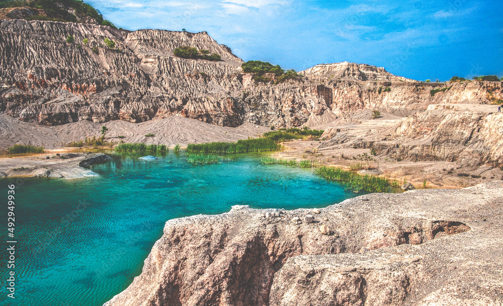 Fototapeta premium Blue lake the Grand Canyon