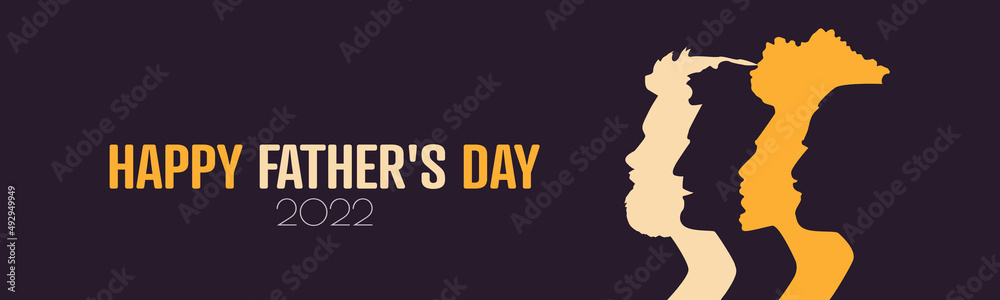 Happy Father's Day 2022 card. Flat vector illustration. Happy Father's Day 2022 card. Flat vector illustration.