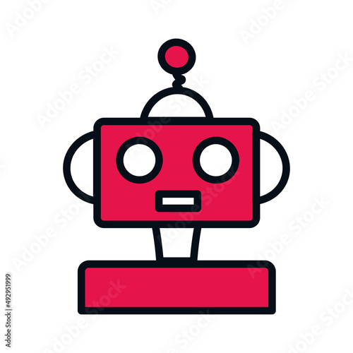 red robot icon