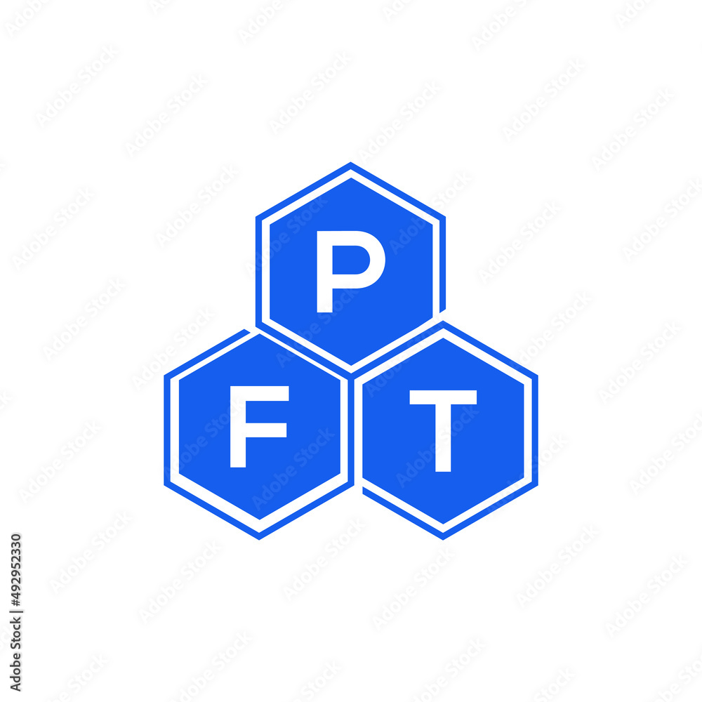PFT letter logo design on White background. PFT creative initials letter logo concept. PFT letter design . PFT letter logo design on White background. PFT creative initials letter logo concept. PFT letter design .