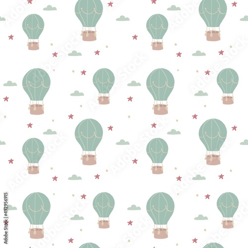 seamless pattern with balloon 