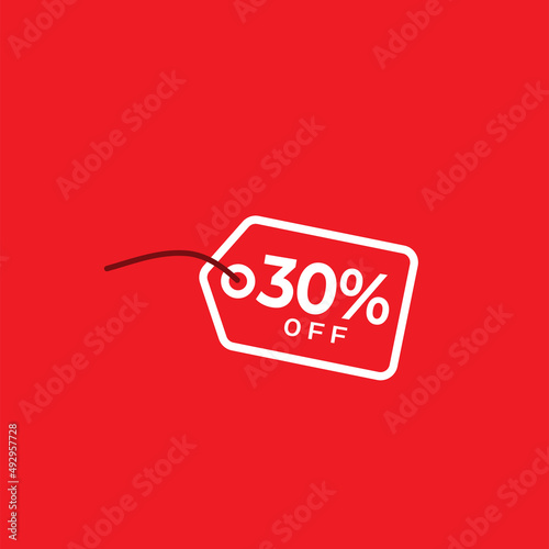 Discount up to 30% off Vector Template Design Illustration