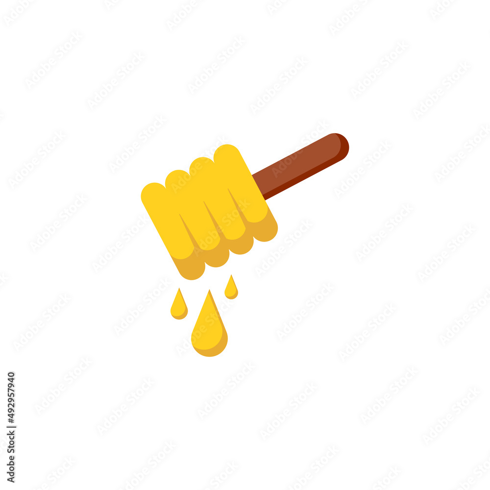 Fototapeta premium Honey icon design template vector isolated illustration