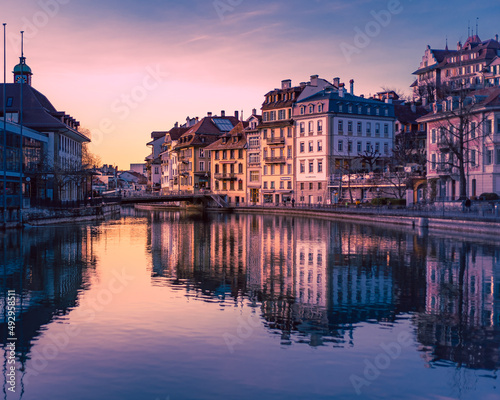 Altstadt bei Sonnenuntergang