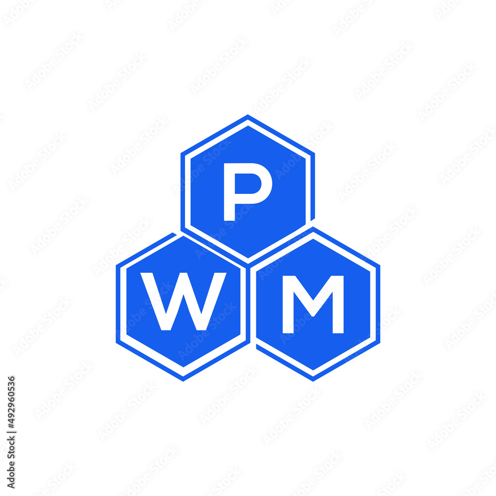 PWM letter logo design on White background. PWM creative initials letter logo concept. PWM letter design. PWM letter logo design on White background. PWM creative initials letter logo concept. PWM letter design.
