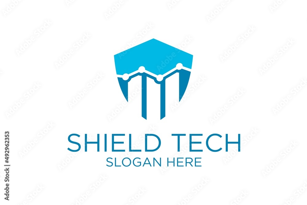 technology shield logo