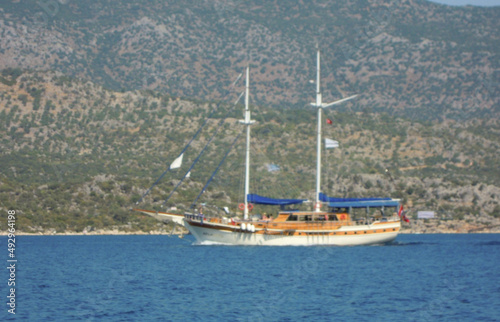 ship in the sea
