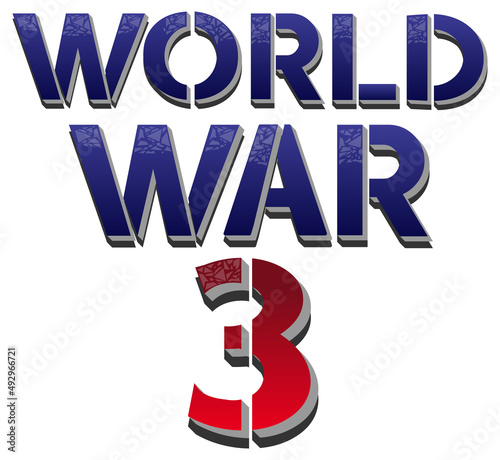 Font design with word world war III