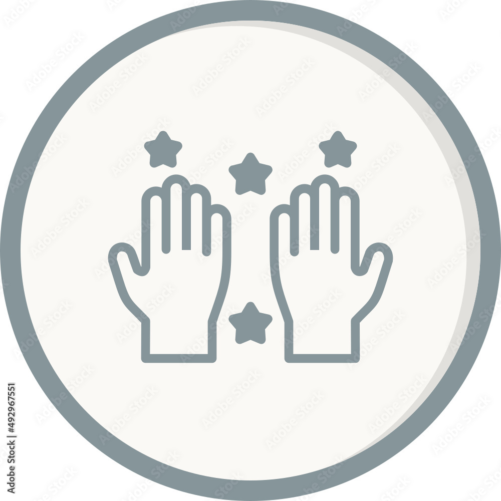Obraz premium Clean Hands Icon