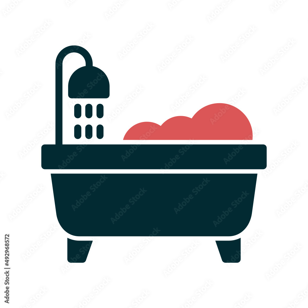 Bathtub Cleaning Icon Bathtub Cleaning Icon