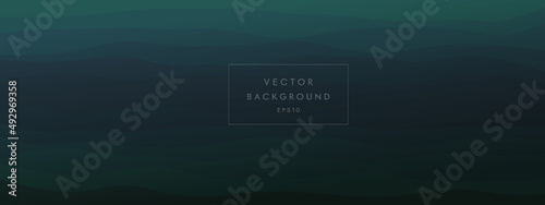 abstract wavy lines geometric trendy gradient  background natural dark green combined color. Modern template for poster business card landing page website. vector illustration eps 10 © MariaTem